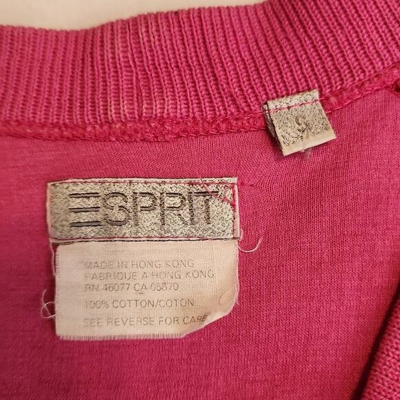 Vintage Esprit Women's Pink Size Small Oversized Cardigan - Picture 7 of 10